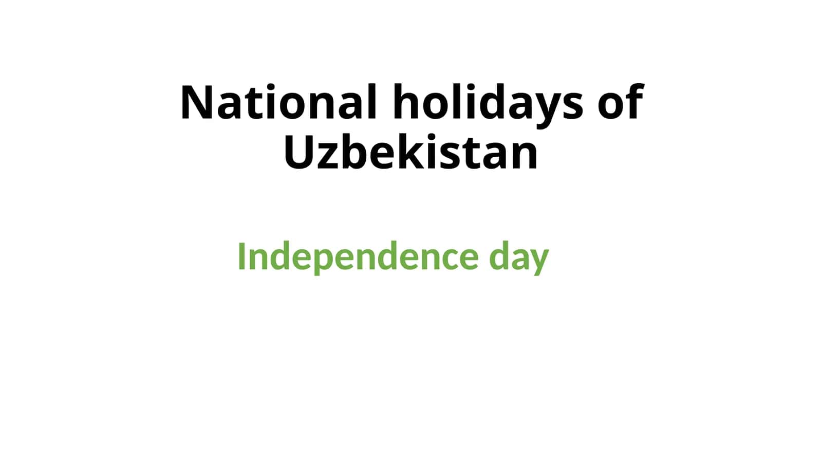 Independence day 1