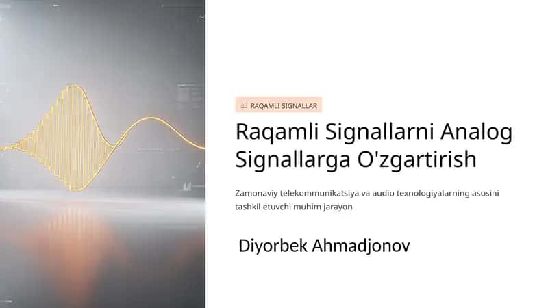 Raqamli Signallar 1