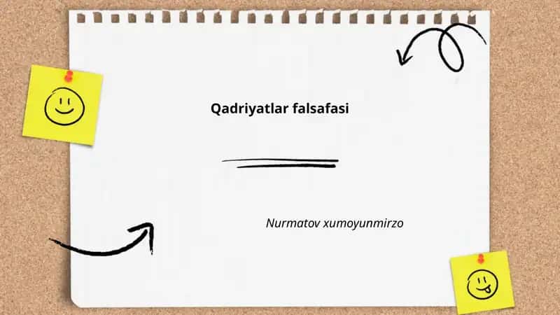 Qadriyatlar falsafasi 1