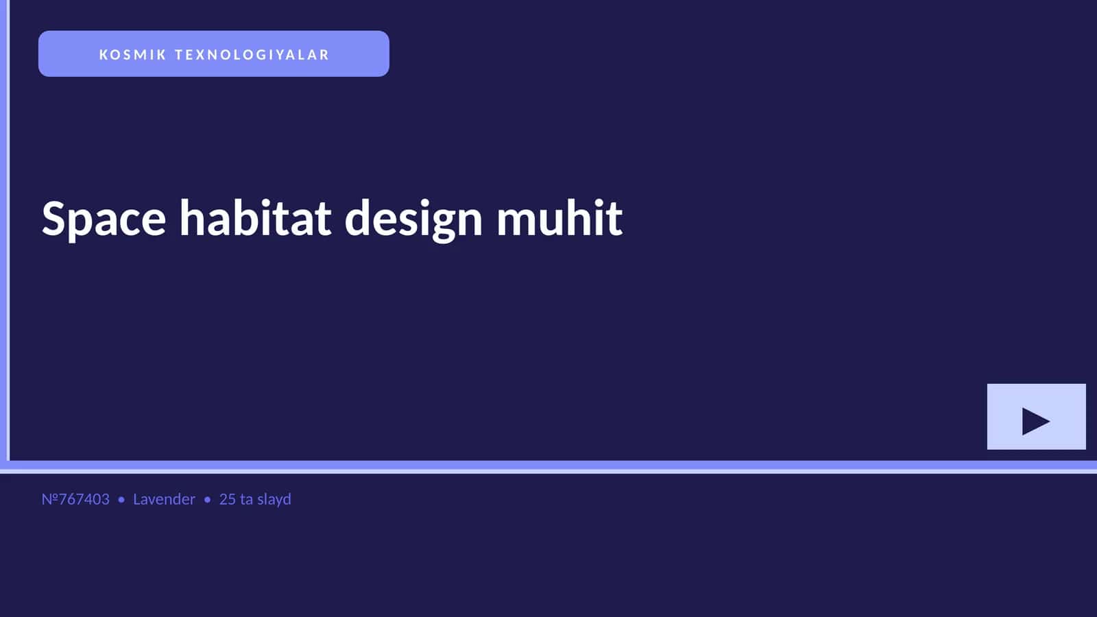 Kosmik texnologiyalar 1