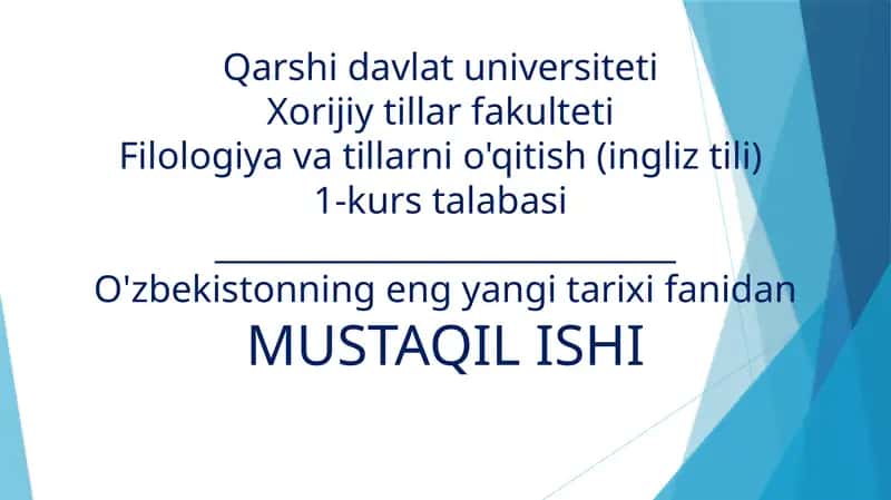 Davlat boshqaruv tizimi 1