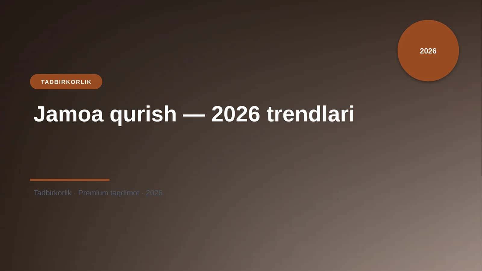 Jamoa qurish — 2026 trendlari 1