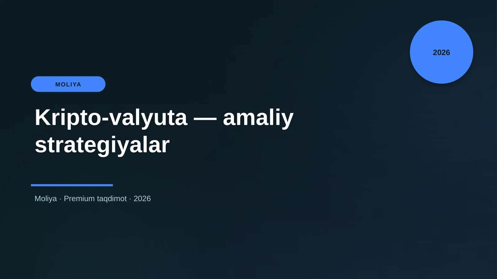 Kripto-valyuta — amaliy strategiyalar 1
