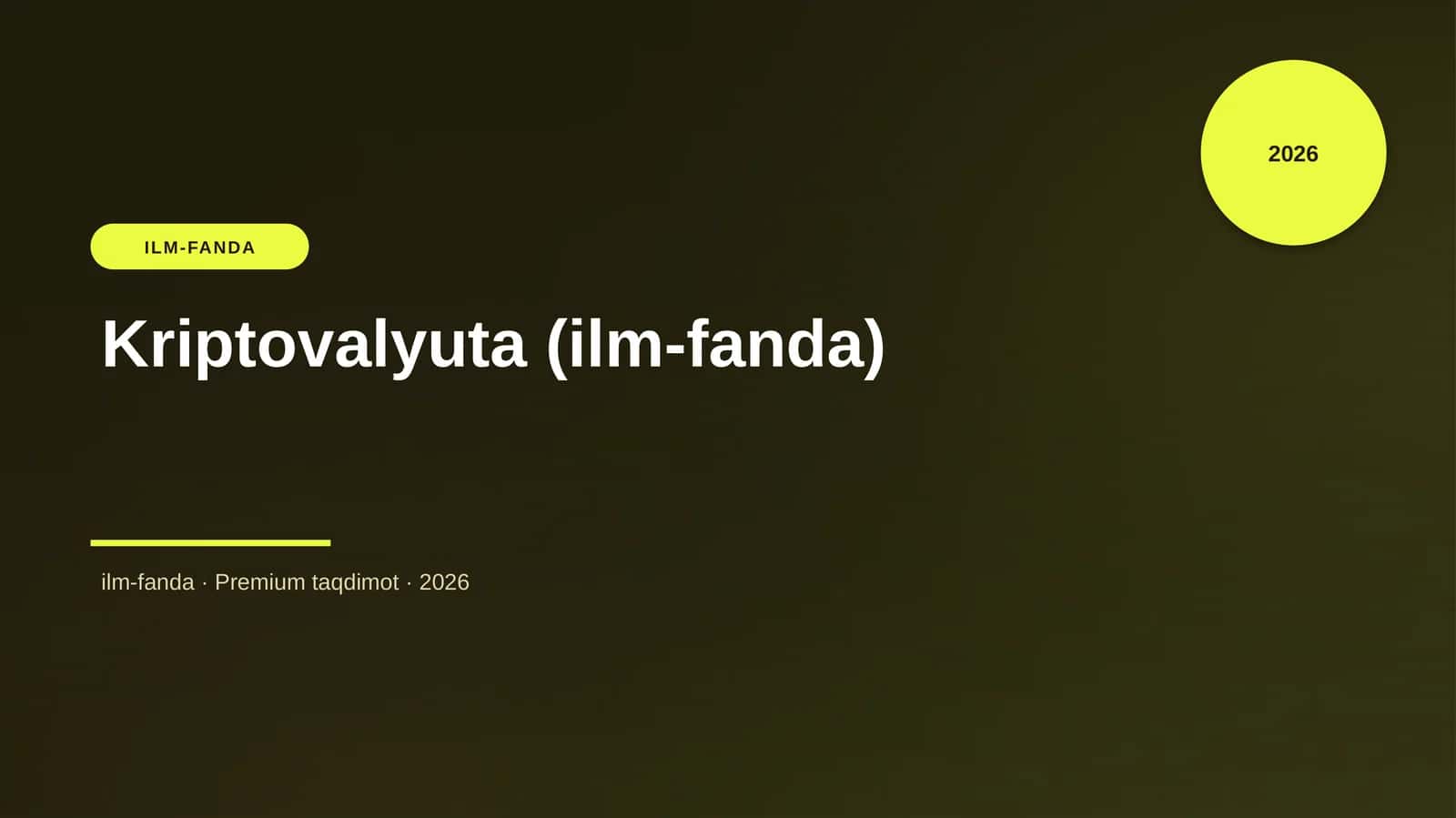 Kriptovalyuta (ilm-fanda) 1
