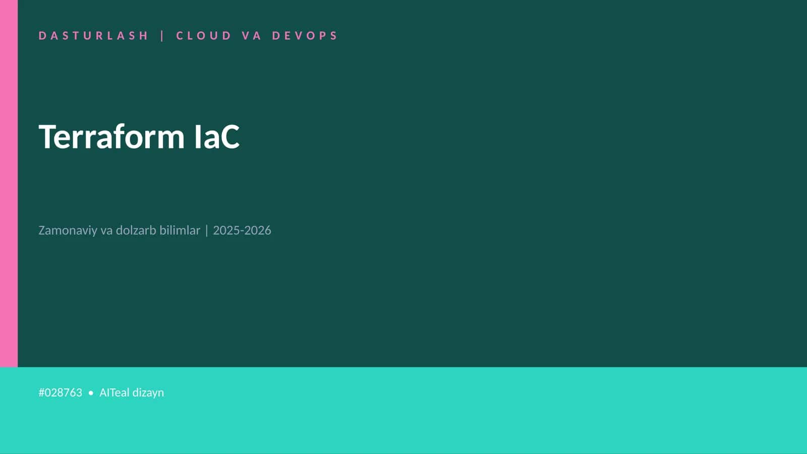DASTURLASH | CLOUD VA DEVOPS 1