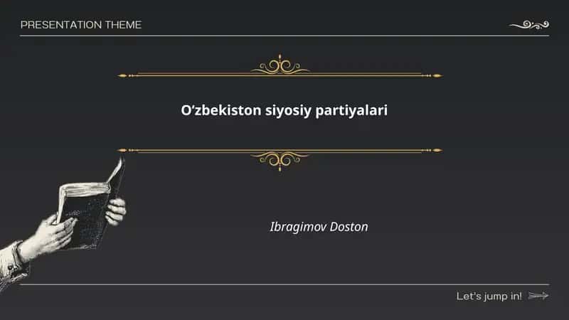 Oʻzbekiston siyosiy partiyalari 1