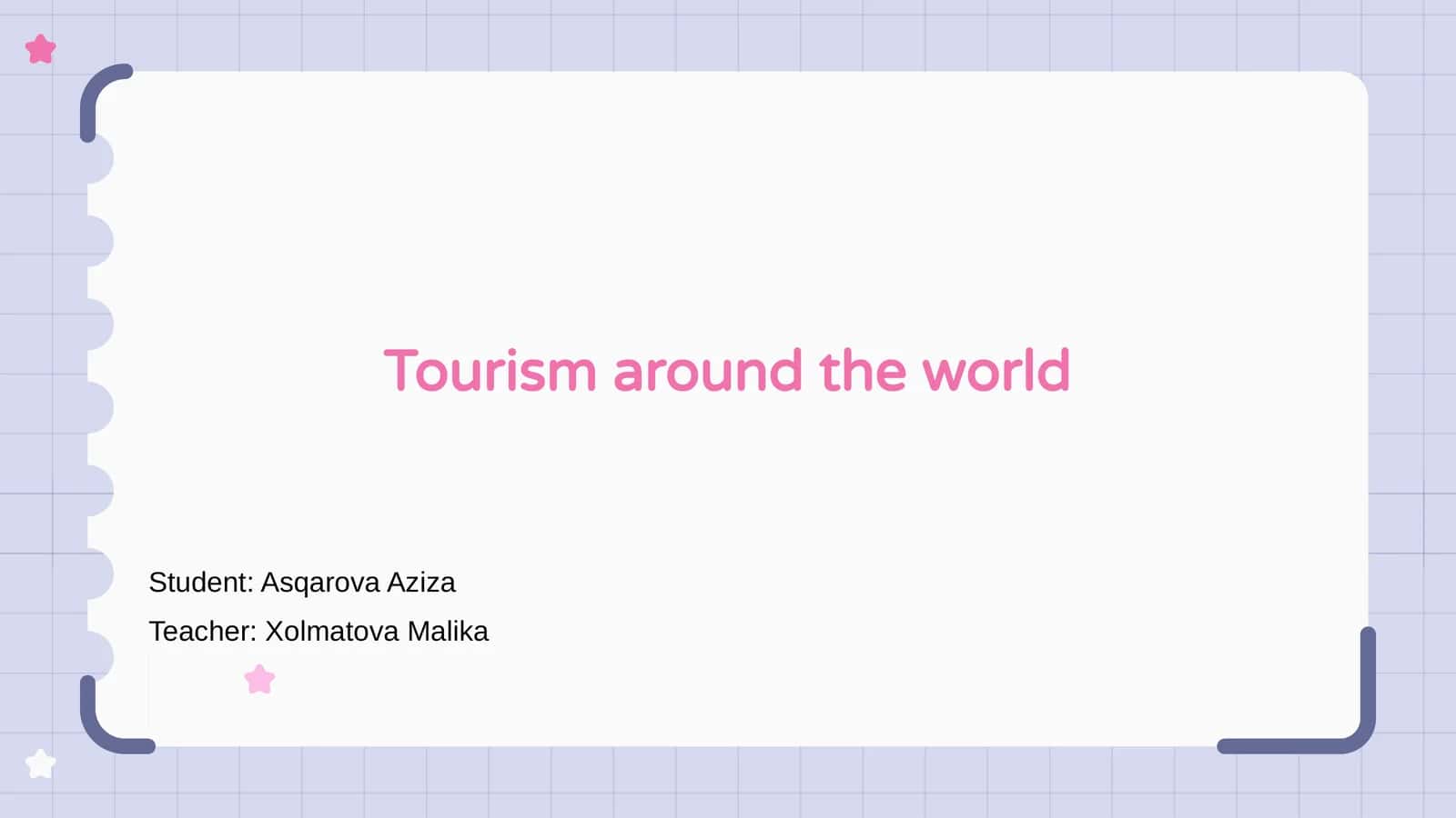 Tourism around the world 1