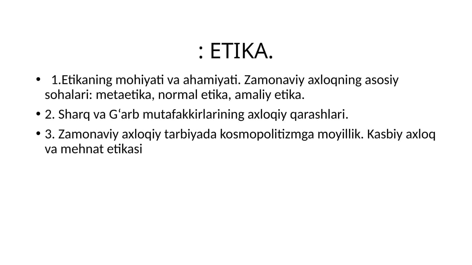 ETIKA 1