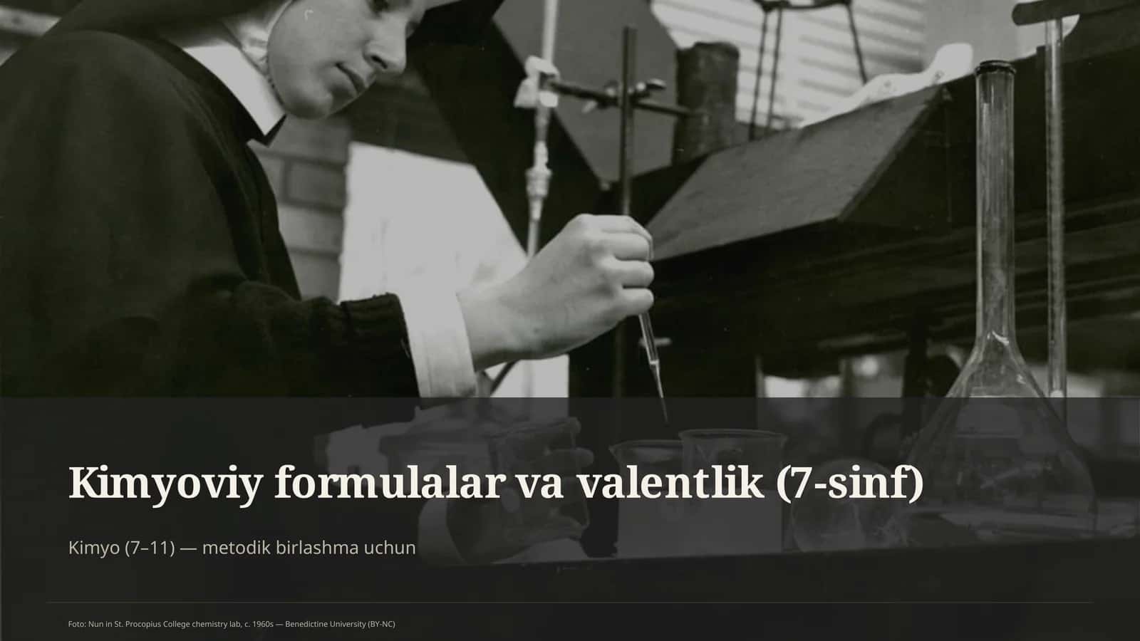 Kimyoviy formulalar va valentlik (7-sinf) 1