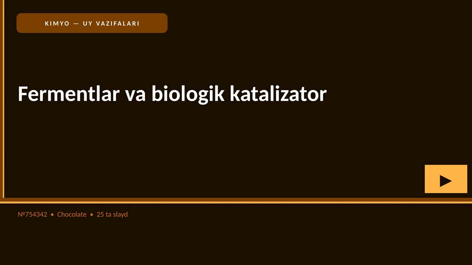 Fermentlar va biologik katalizator 1
