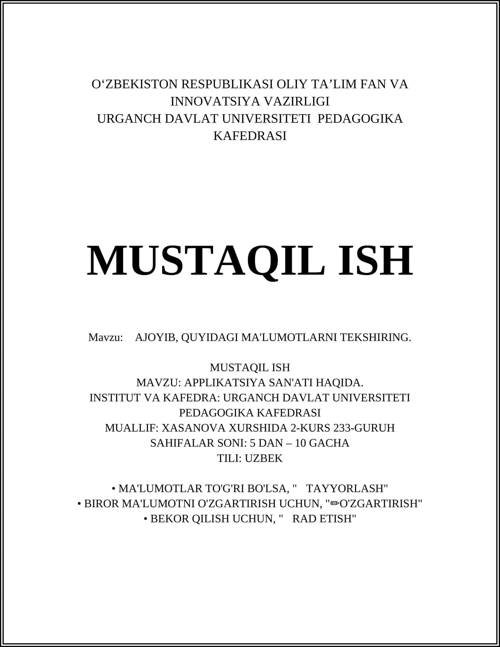 Applikatsiya san'ati tarixi 1