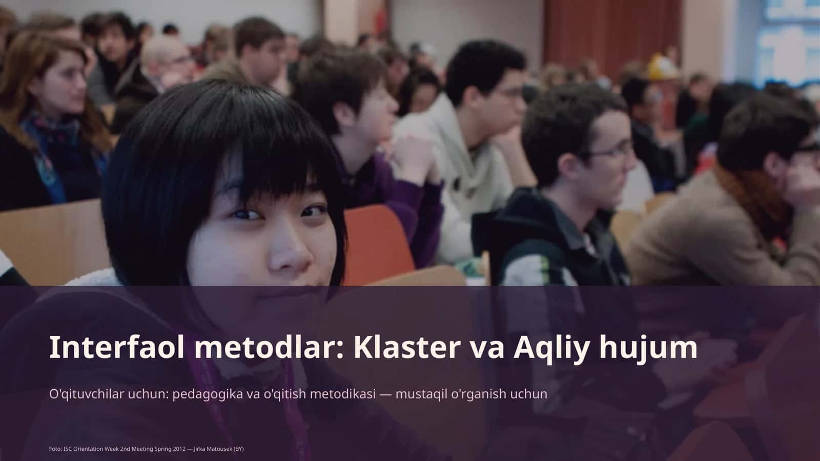 Interfaol metodlar: Klaster va Aqliy hujum 1