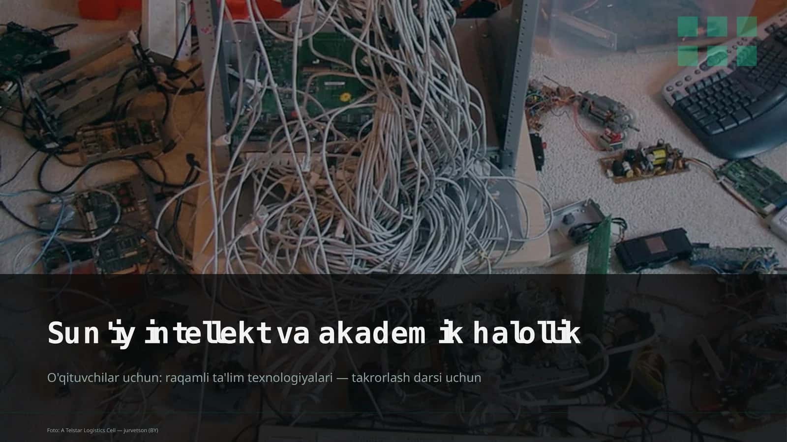 Sun'iy intellekt va akademik halollik 1