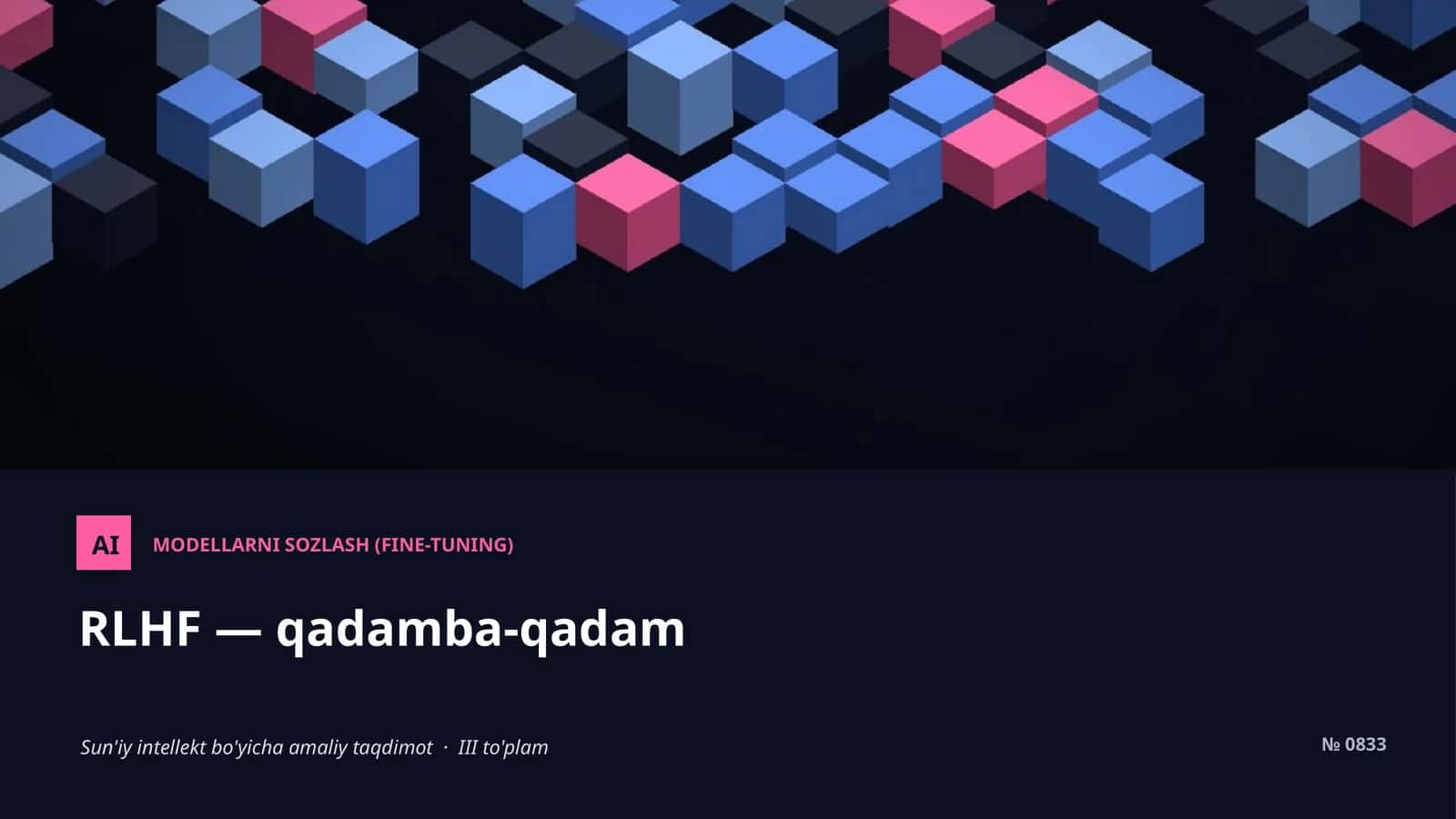 MODELLARNI SOZLASH (FINE-TUNING) 1