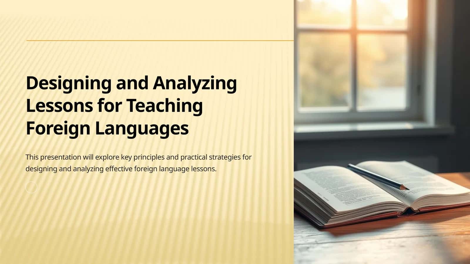 Introduction to Effective Lesson Planning 1