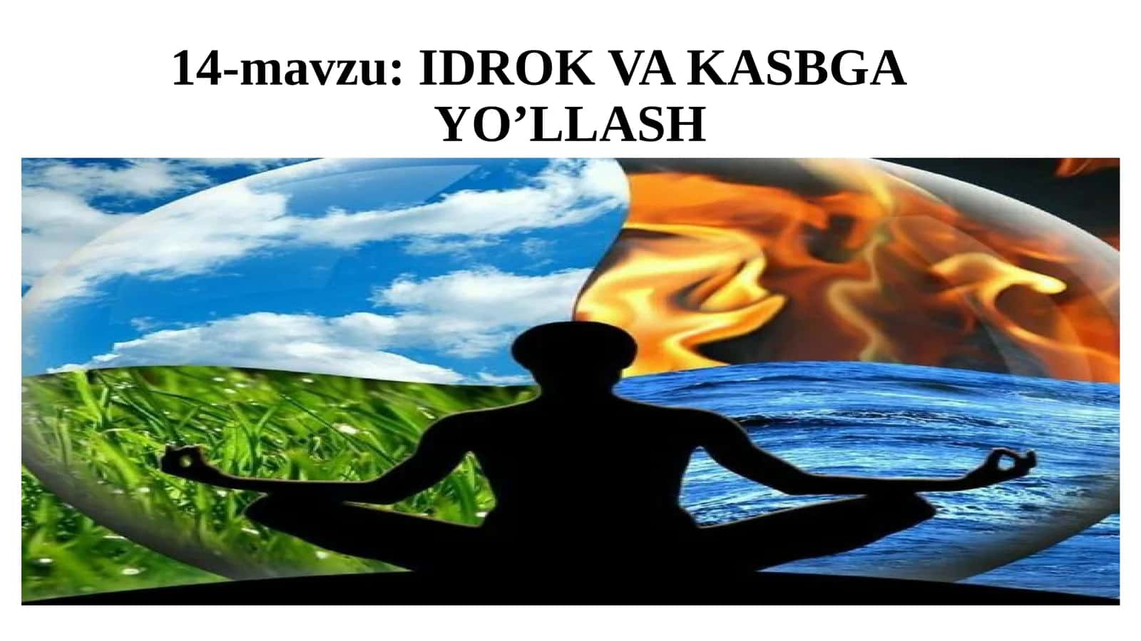 IDROK VA KASBGA YO’LLASH 1