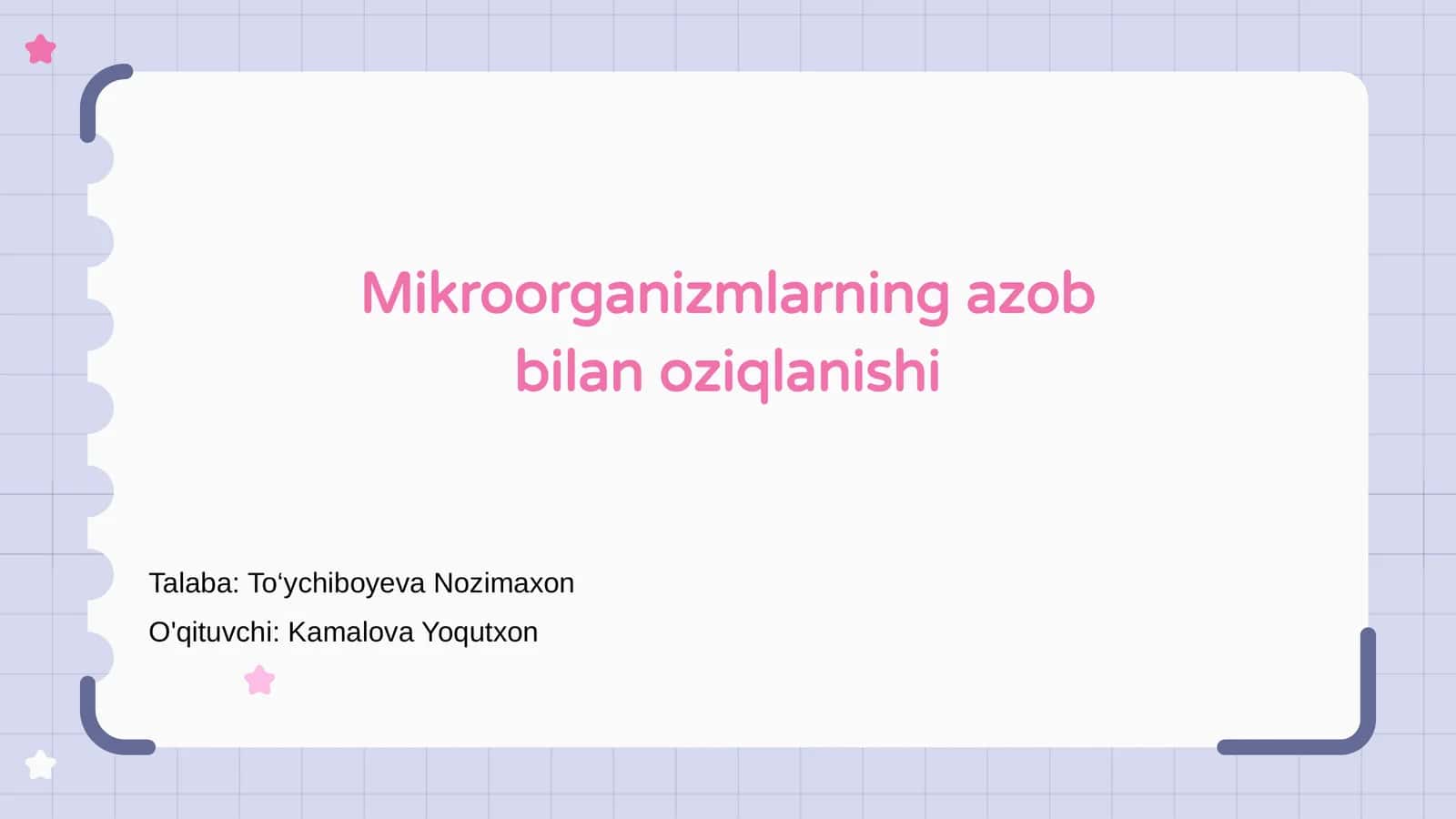 Mikroorganizmlarning azob bilan oziqlanishi 1