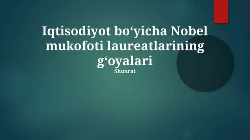 Robert Solow neoclassical o'sish modeli 1