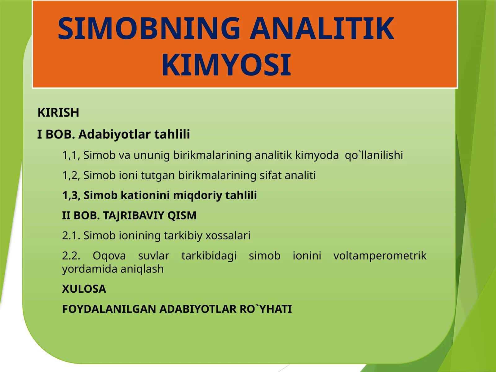 SIMOBNING ANALITIK KIMYOSI 1