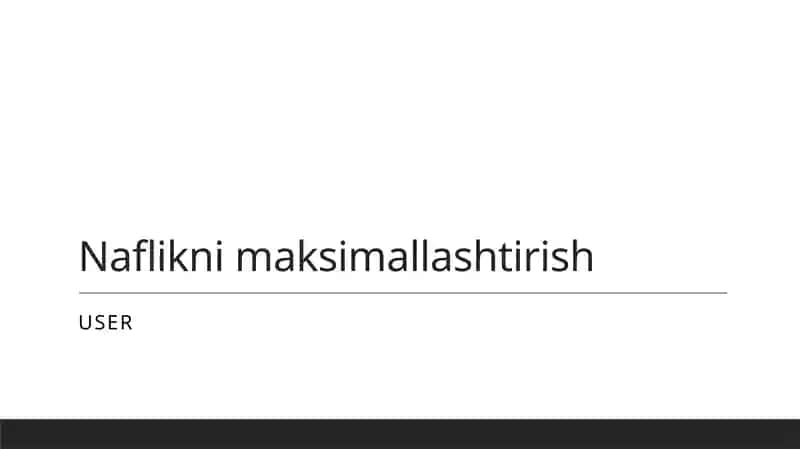 Foyda va Qoniqish
