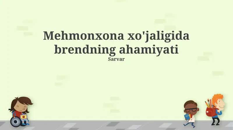 Brendlash mahsulotlari 1