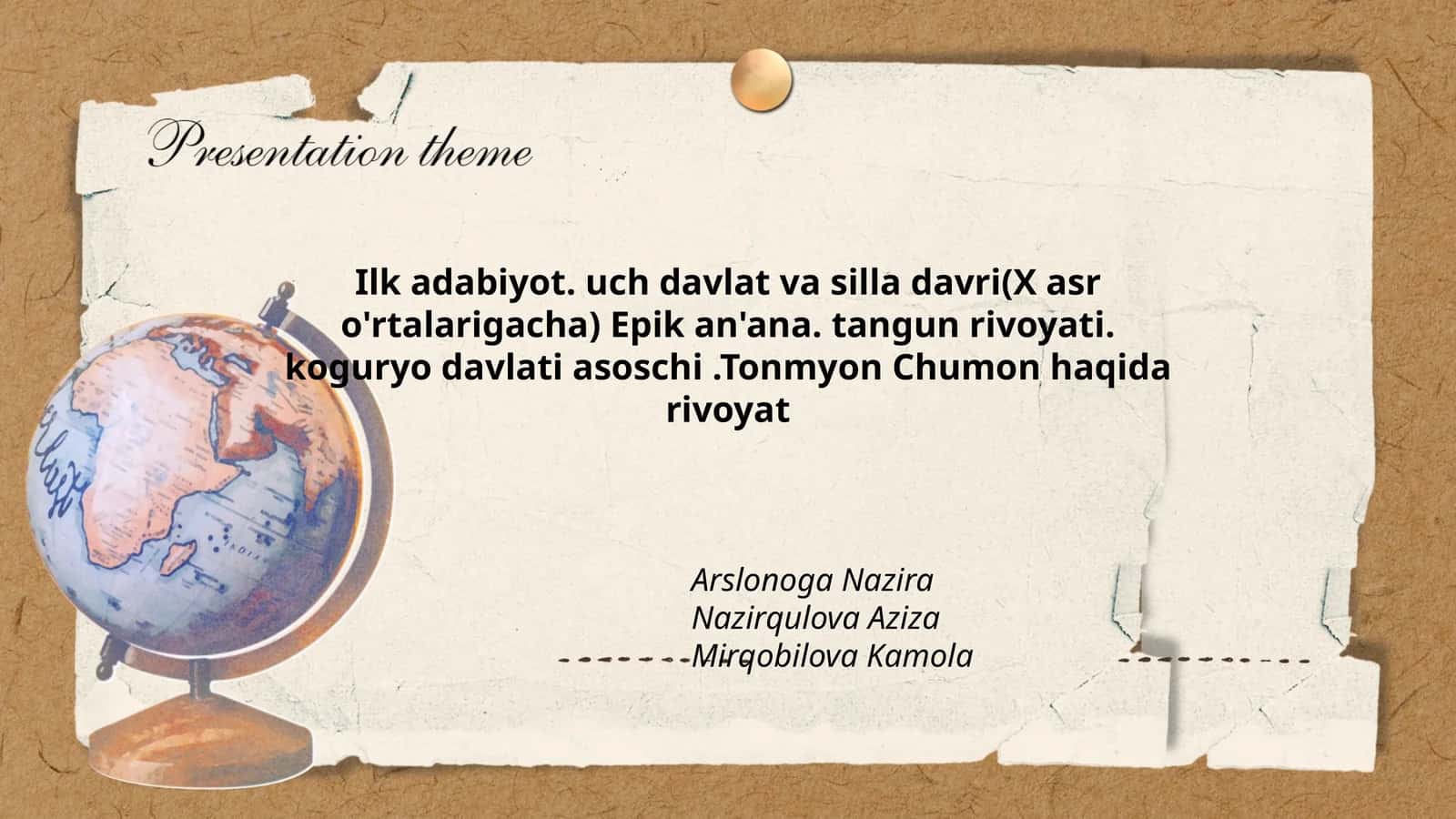 Ilk adabiyot 1