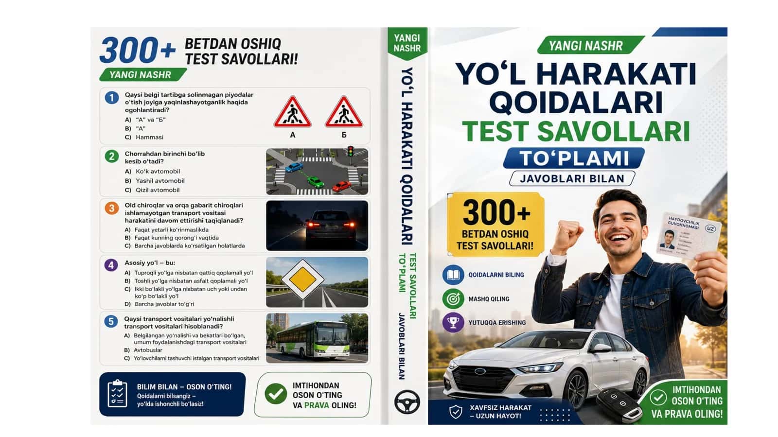 YO'L HARAKATI QOIDALARI TEST 1