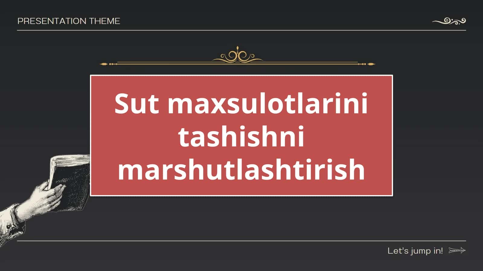 Sut maxsulotlarini tashishni marshutlashtirish 1