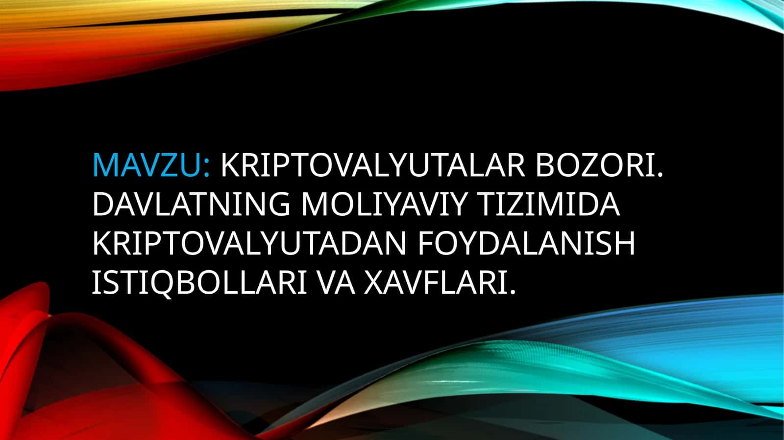 Kriptovalyutalar bozori 1