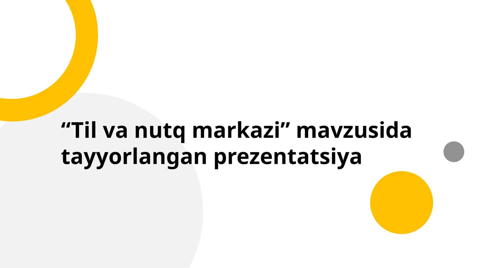 Til va nutq markazi 1