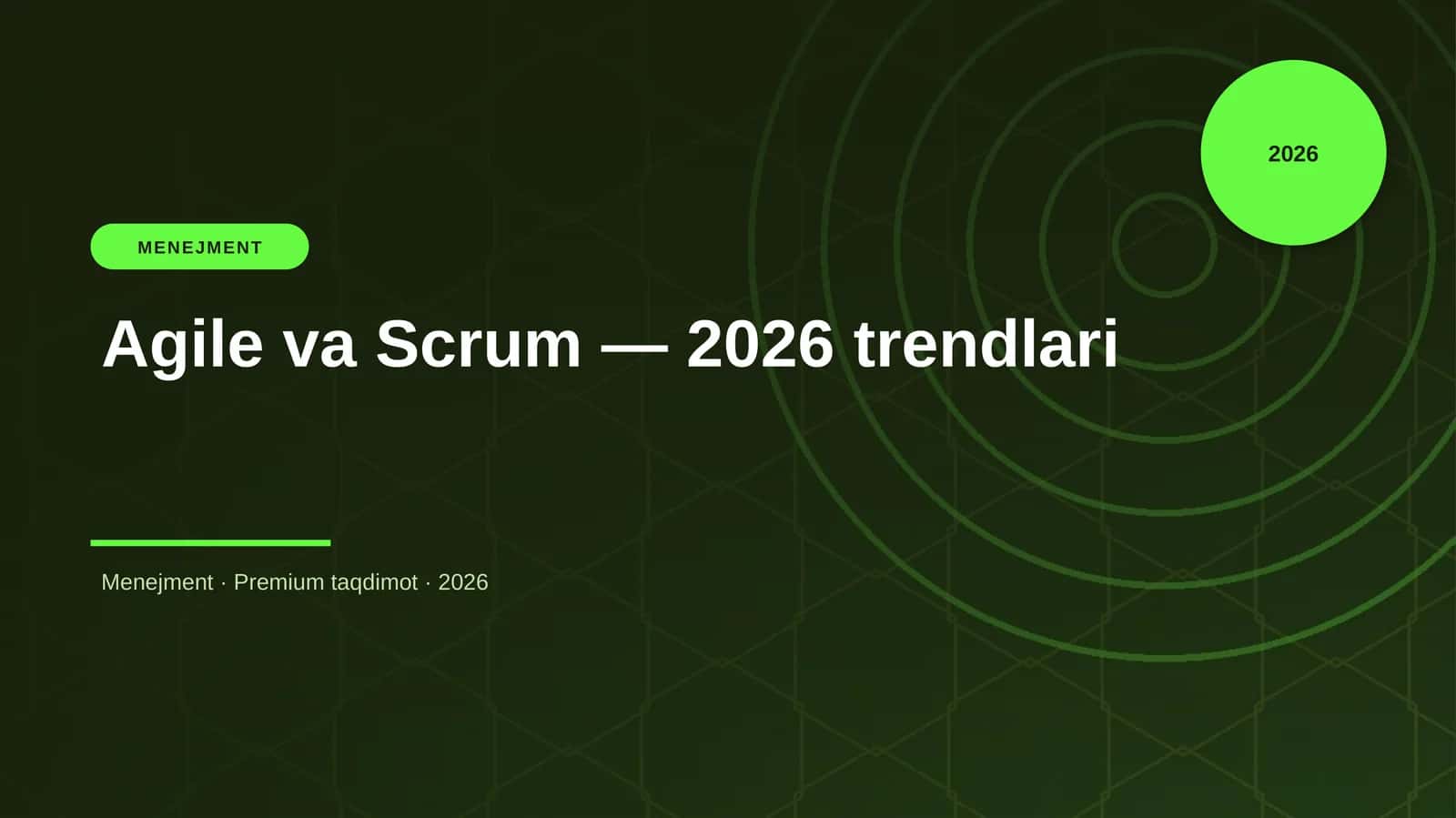 Agile va Scrum — 2026 trendlari 1