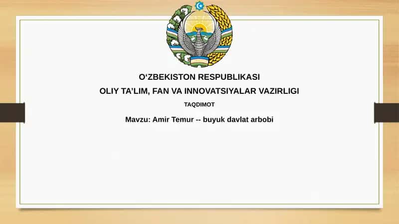 AmirTemur--buyukdavlatarbobi 1