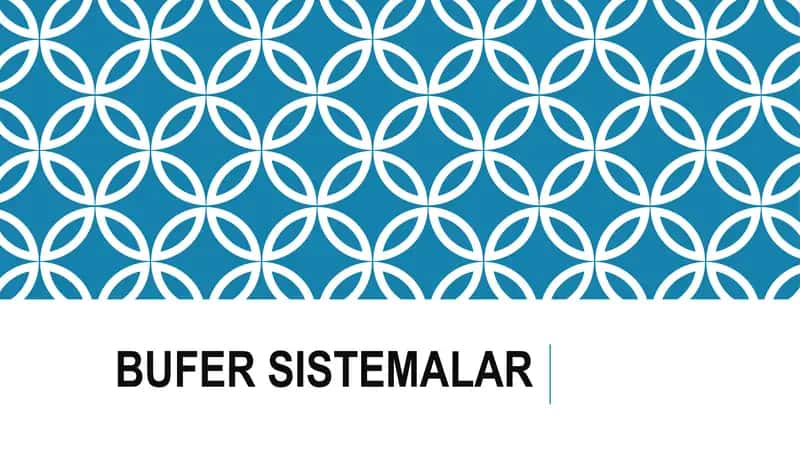 Bufer sistemalar 1