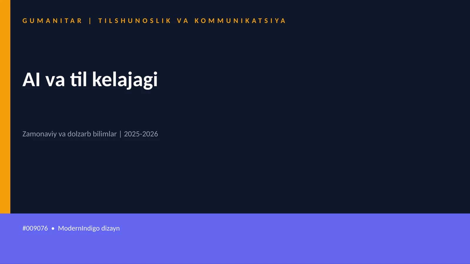 AI va til kelajagi 1