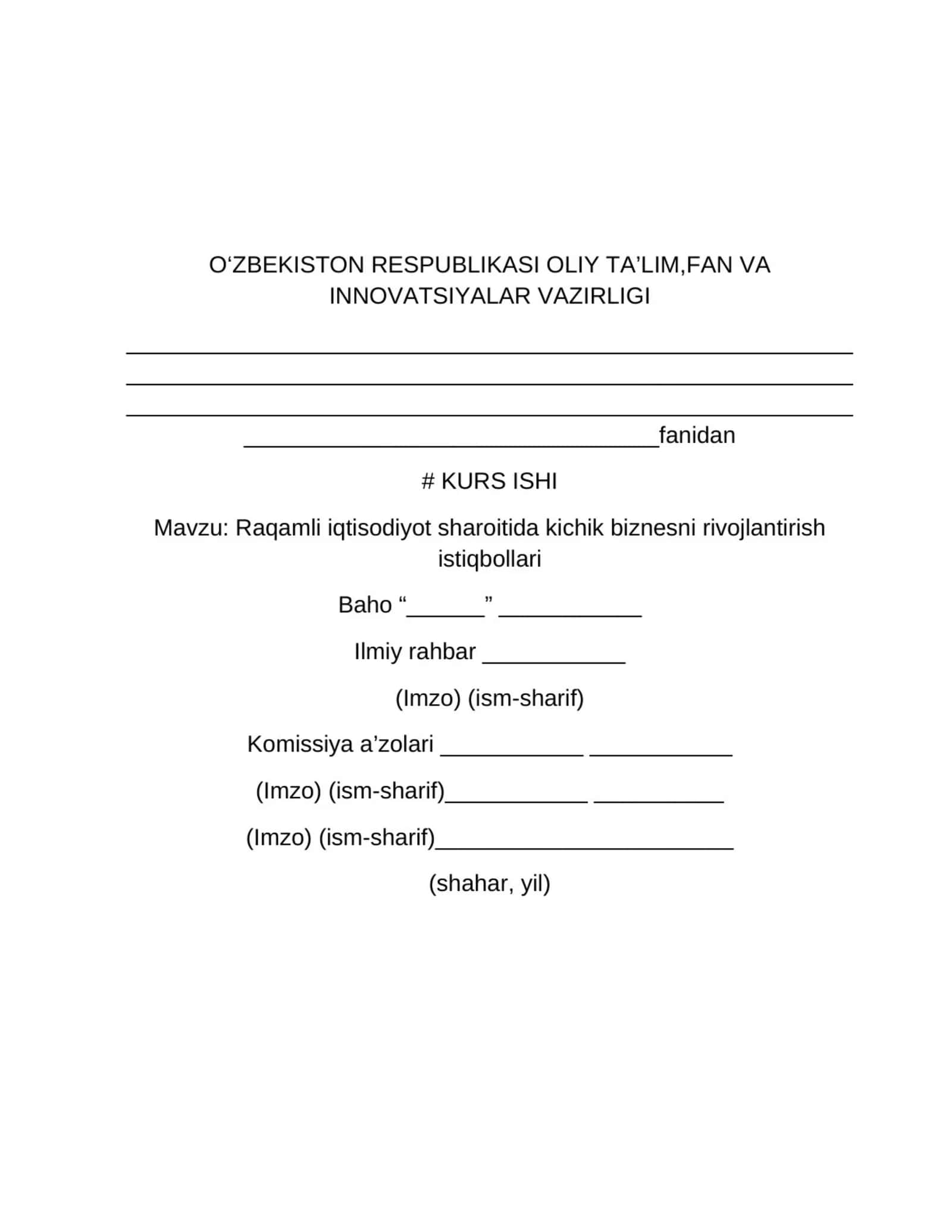 Raqamli iqtisodiyot 1