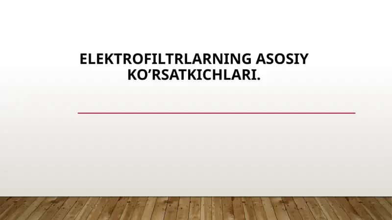 Elektrofiltrlar 1