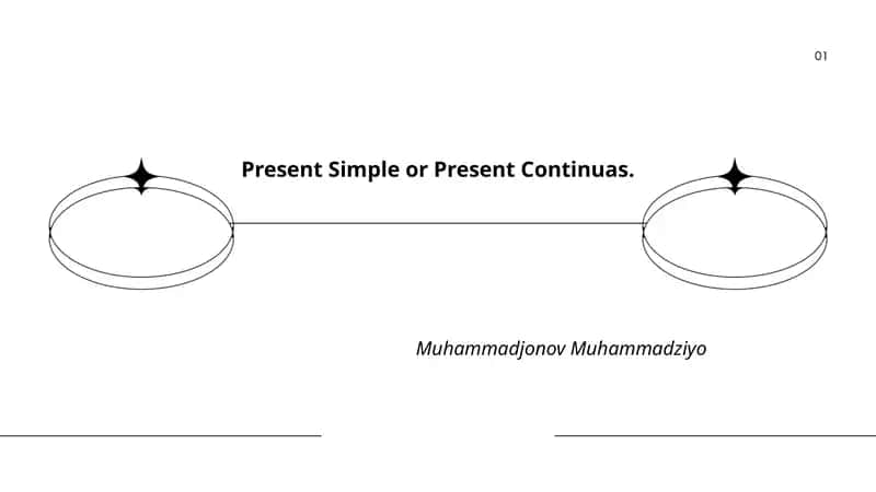 Present Simple or Present Continuas 1
