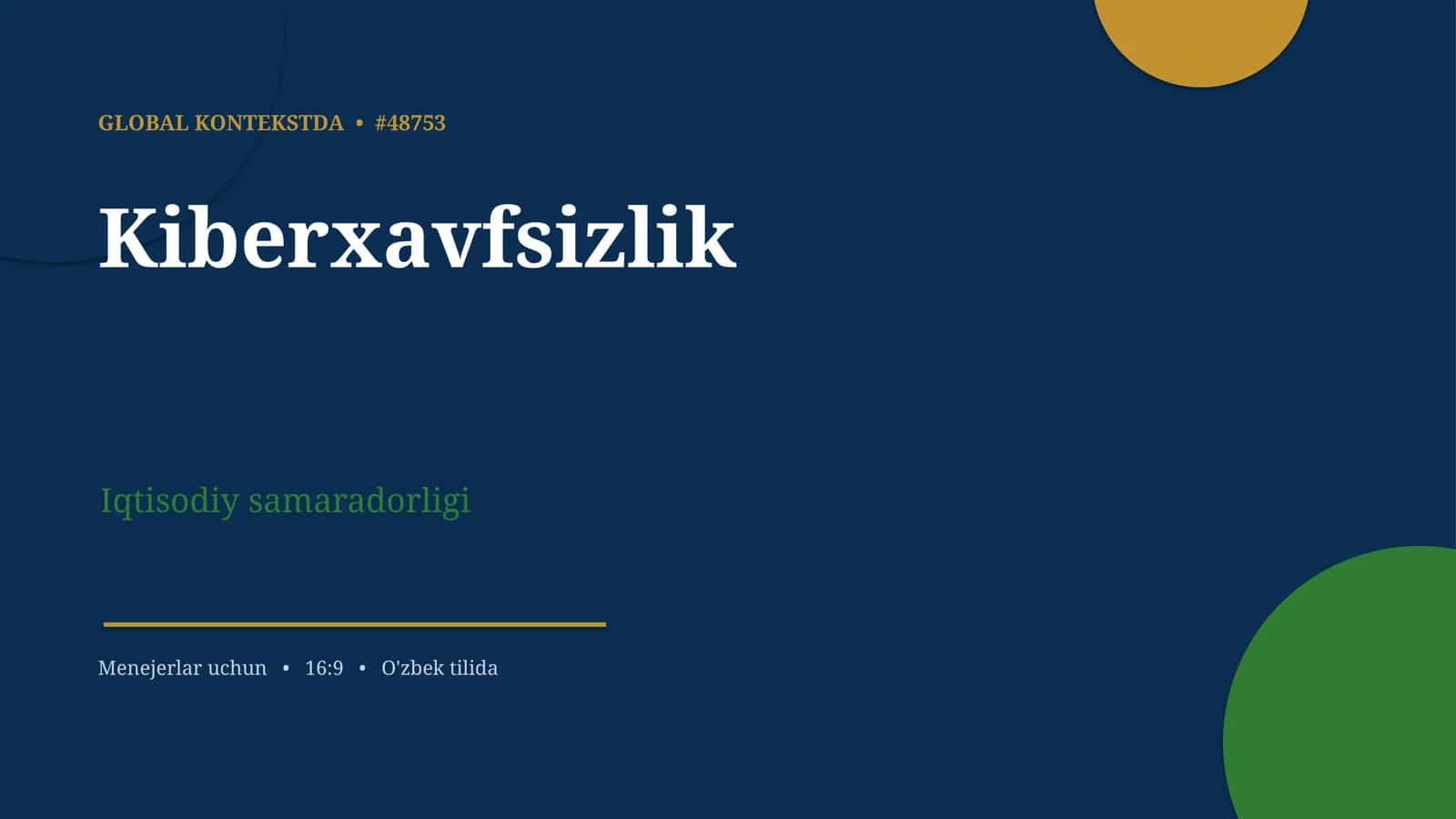 Kiberxavfsizlik 1