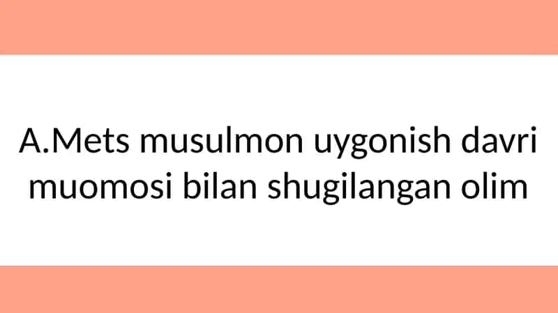 Uygʻonish davri va omili 1