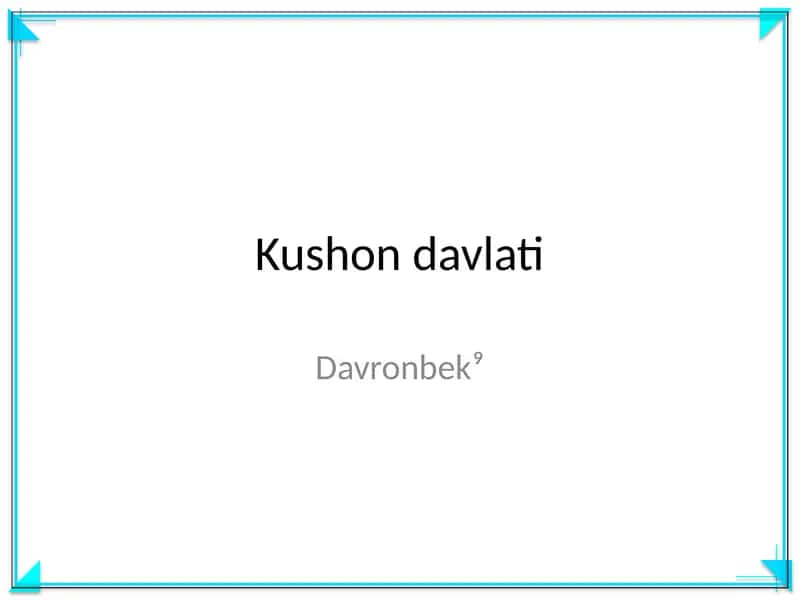 Kushon davlati 1
