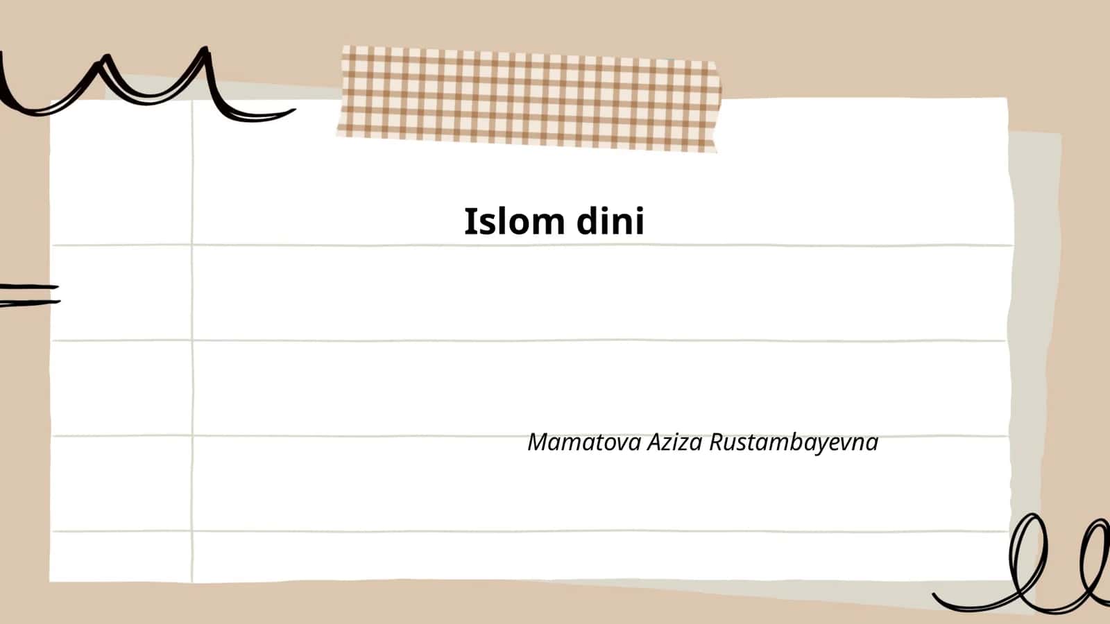 Islom dini 1