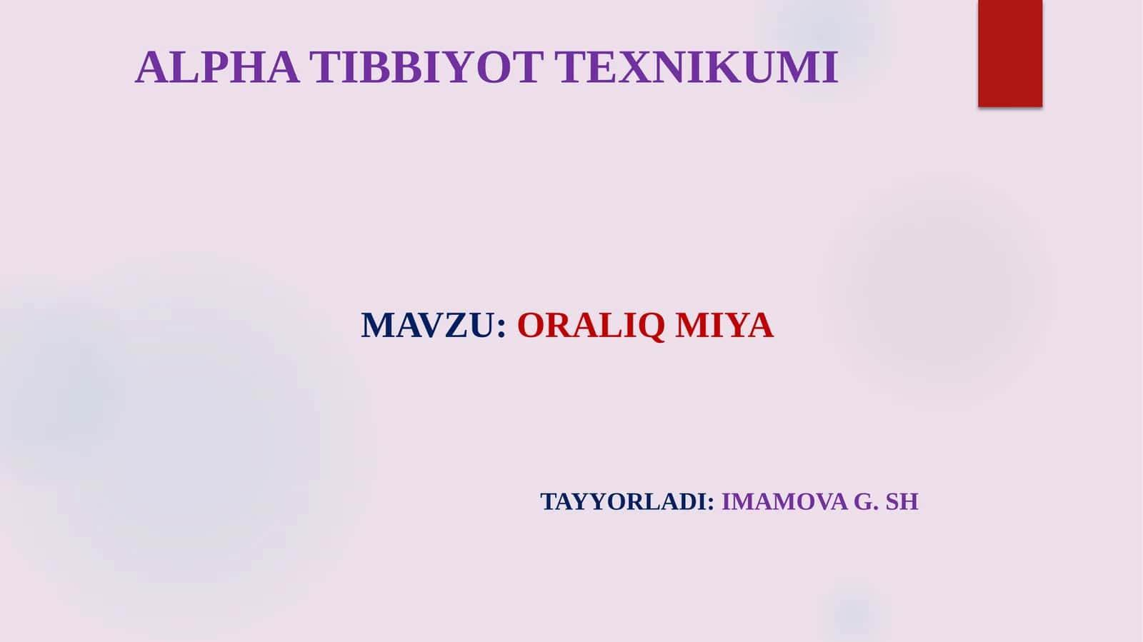 Oraliqmiya 1