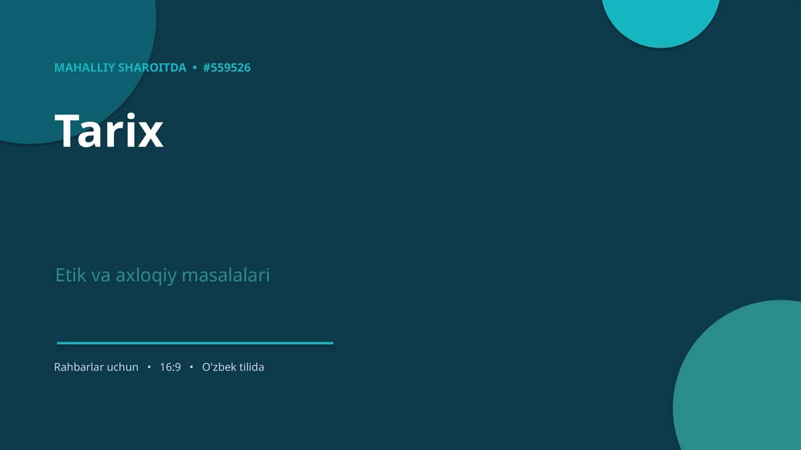 Tarix 1