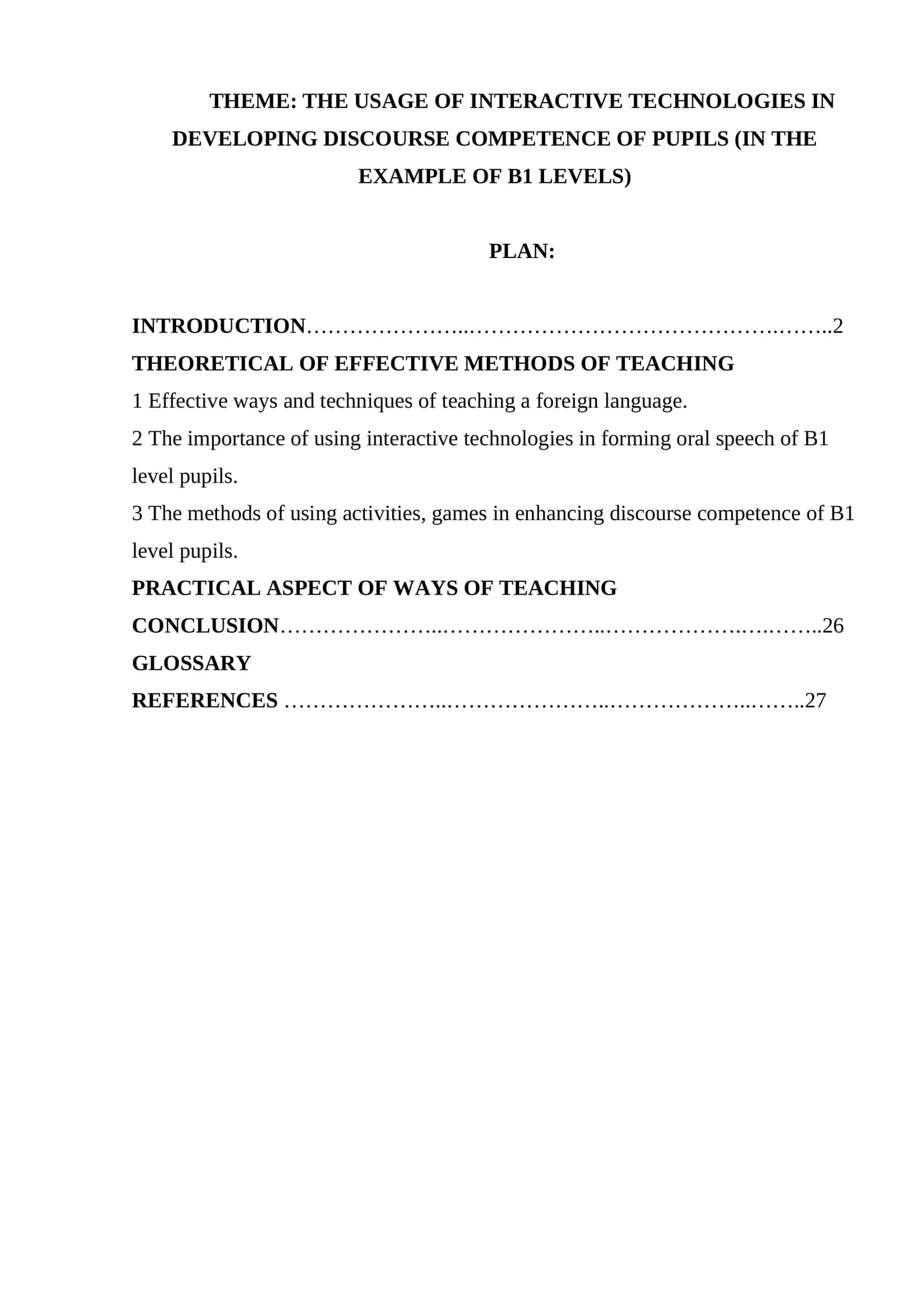 INTERACTIVE TECHNOLOGIES IN DEVELOPING DISCOURSE COMPETENCE 1