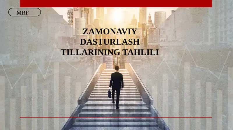 Zamonaviydasturlashtillariningtahlili 1