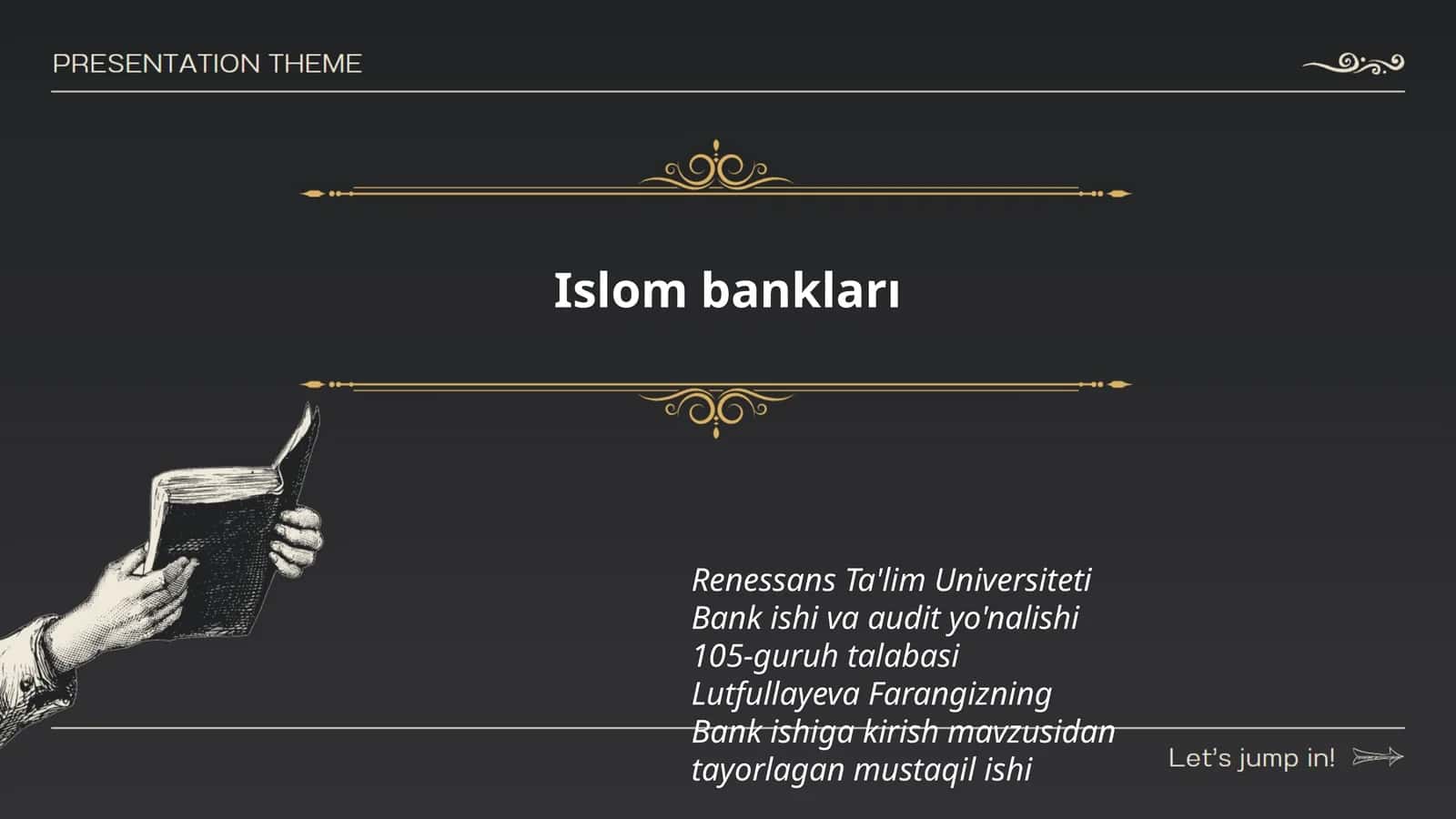 Islom bankları 1