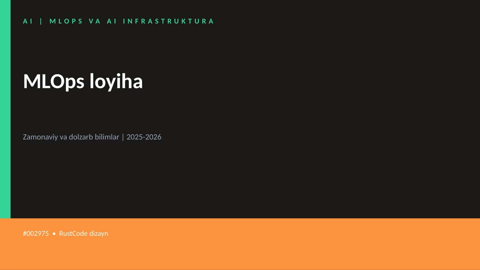 MLOps loyiha 1