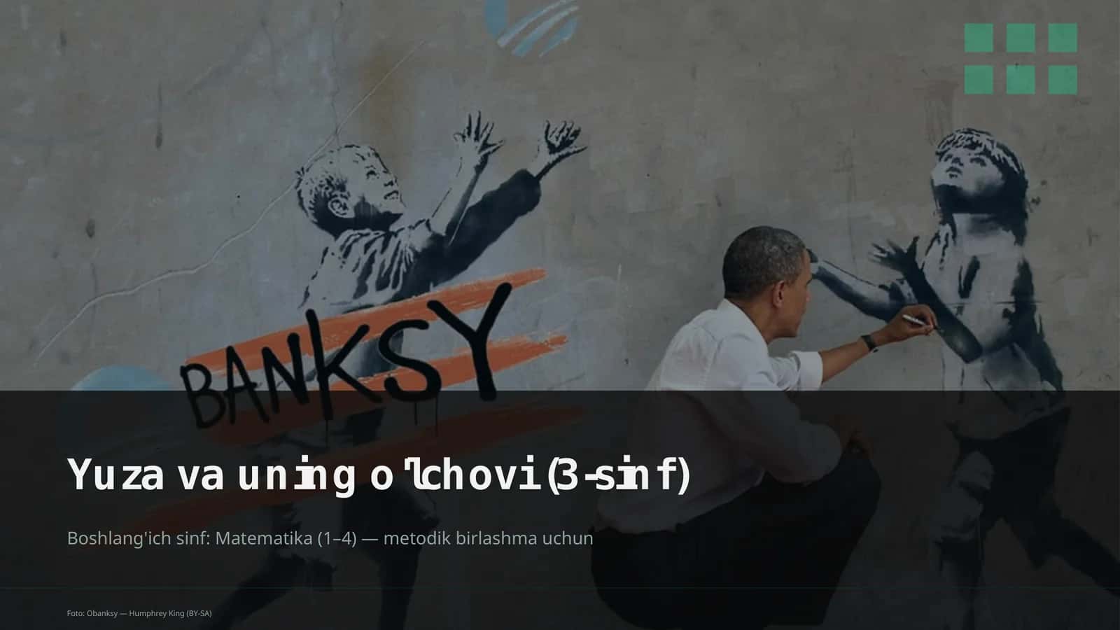 Yuza va uning o'lchovi (3-sinf) 1