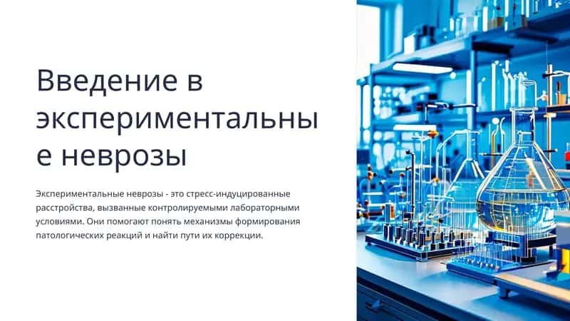 Введение в экспериментальные неврозы 1