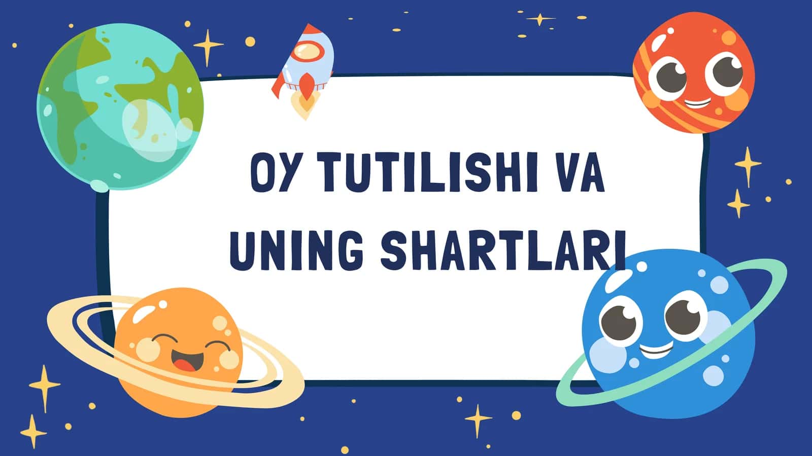 Oy Tutilishi va uning shartlari 1